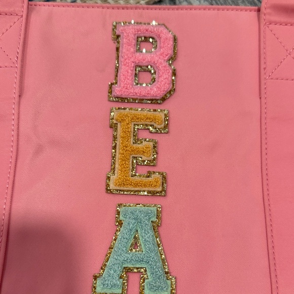 STONEY CLOVER LANE Pink Beach Tote Bag - Picture 3 of 9